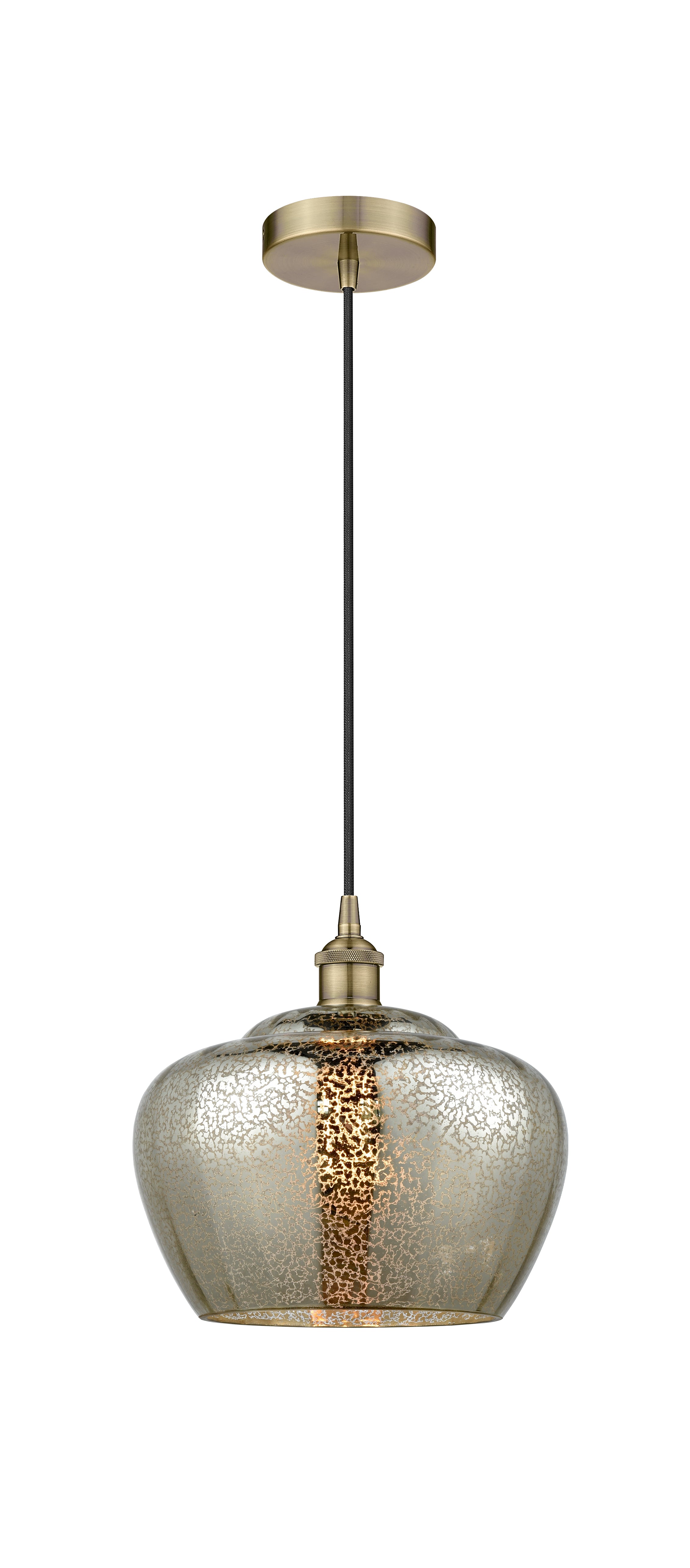 Edison Mini Pendant Antique Brass Finish