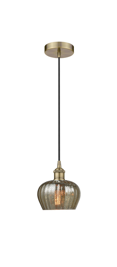 Edison Mini Pendant Antique Brass Finish