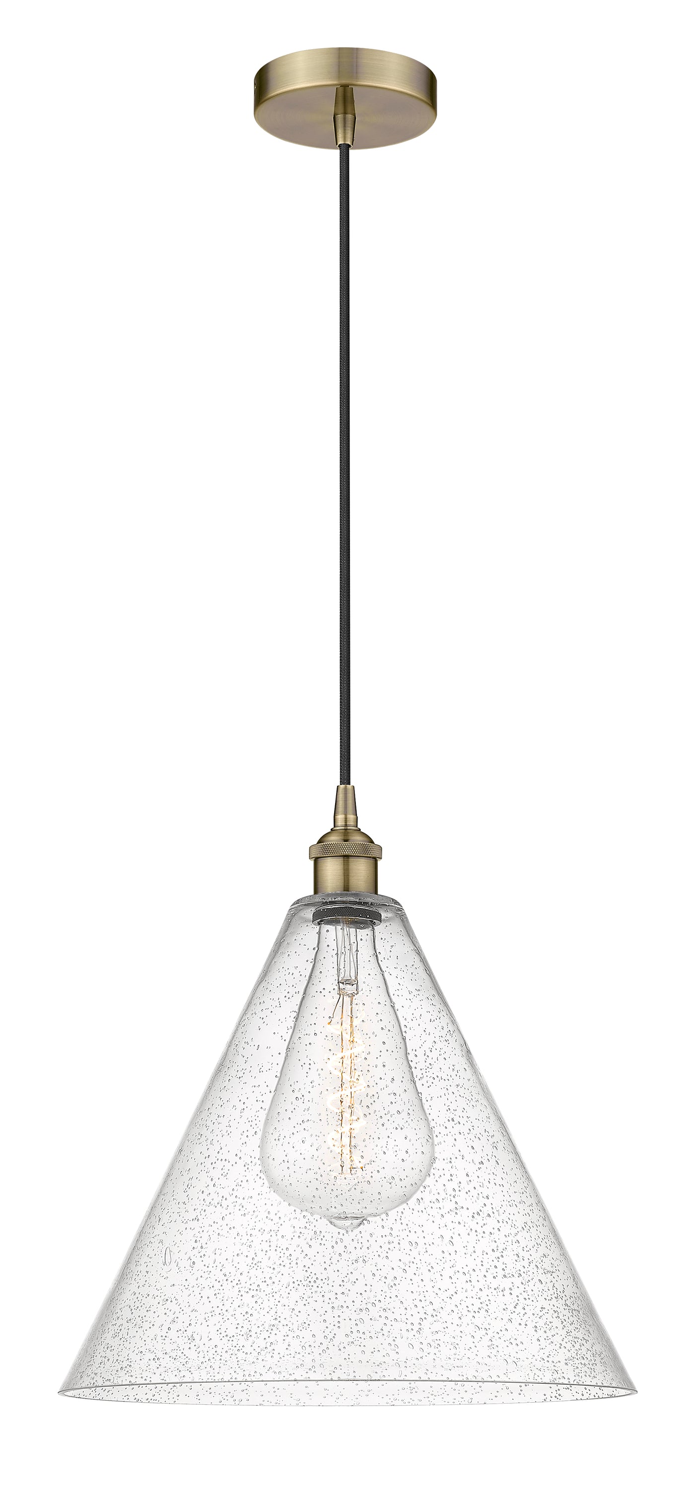 Edison Mini Pendant Antique Brass