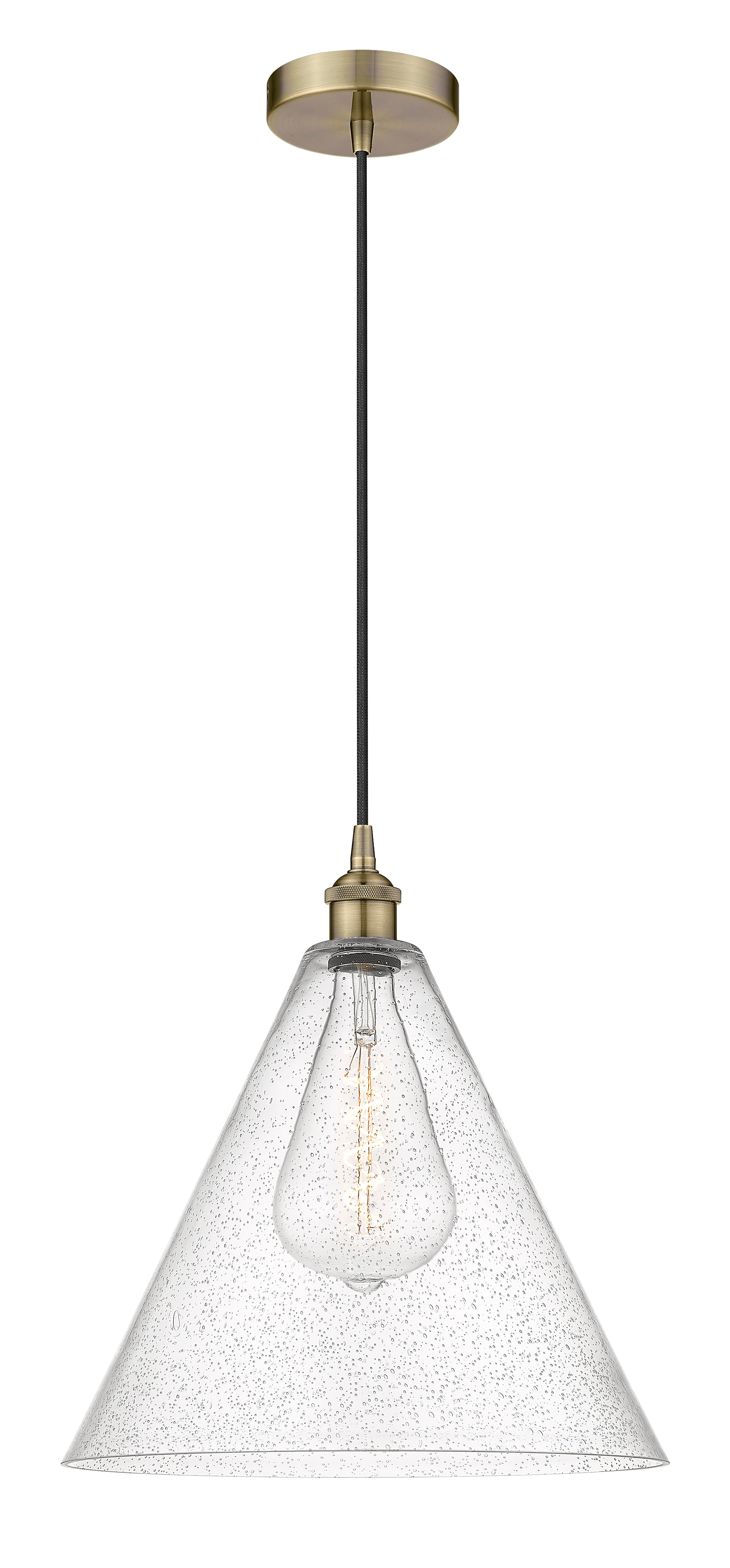 Edison Mini Pendant Antique Brass