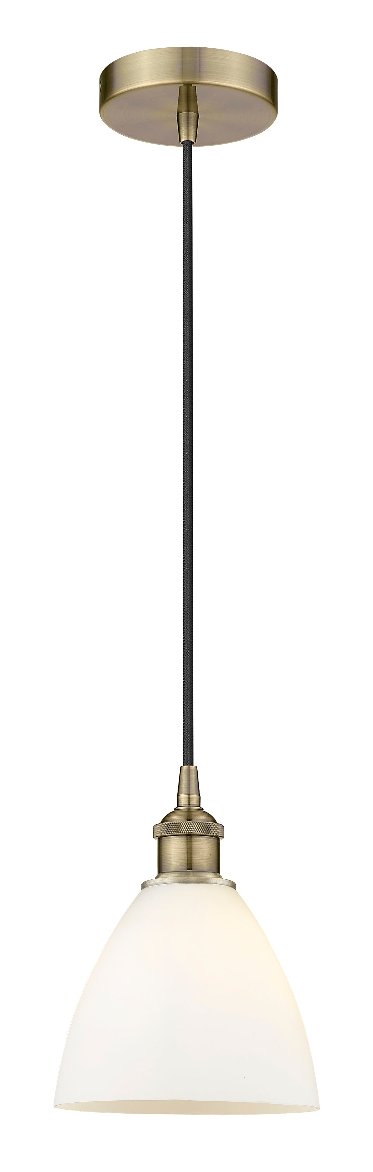 Edison Mini Pendant Antique Brass Cast