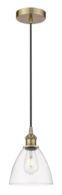 Edison Mini Pendant Antique Brass Cast