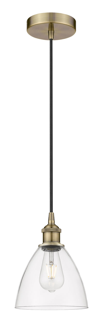 Edison Mini Pendant Antique Brass Cast
