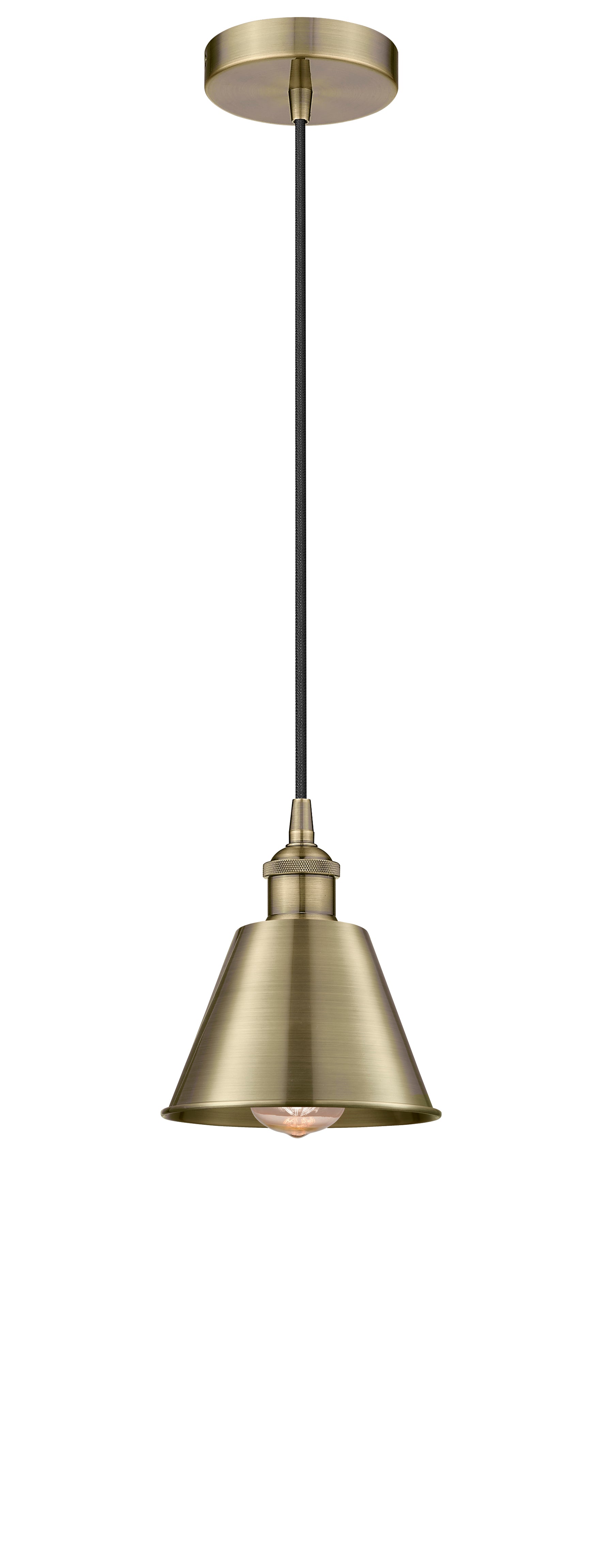Edison Mini Pendant Antique Brass Finish