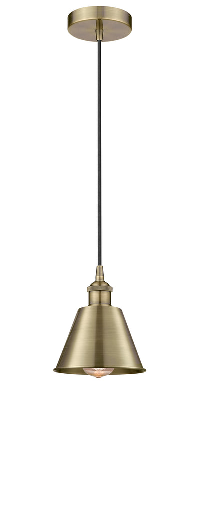 Edison Mini Pendant Antique Brass Finish