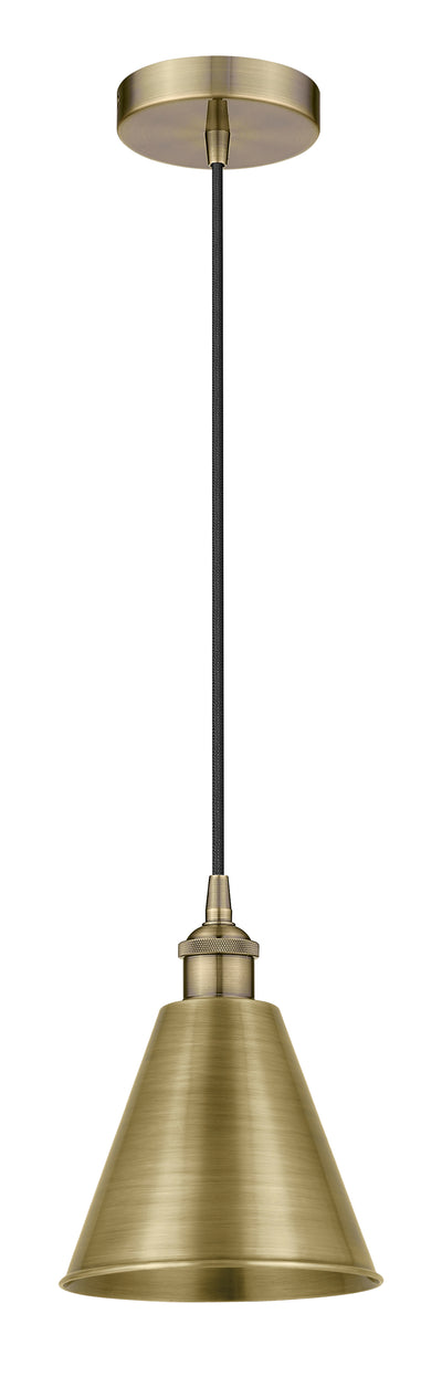 Edison Mini Pendant Antique Brass Cast