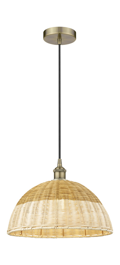 Edison Mini Pendant Antique Brass Finish