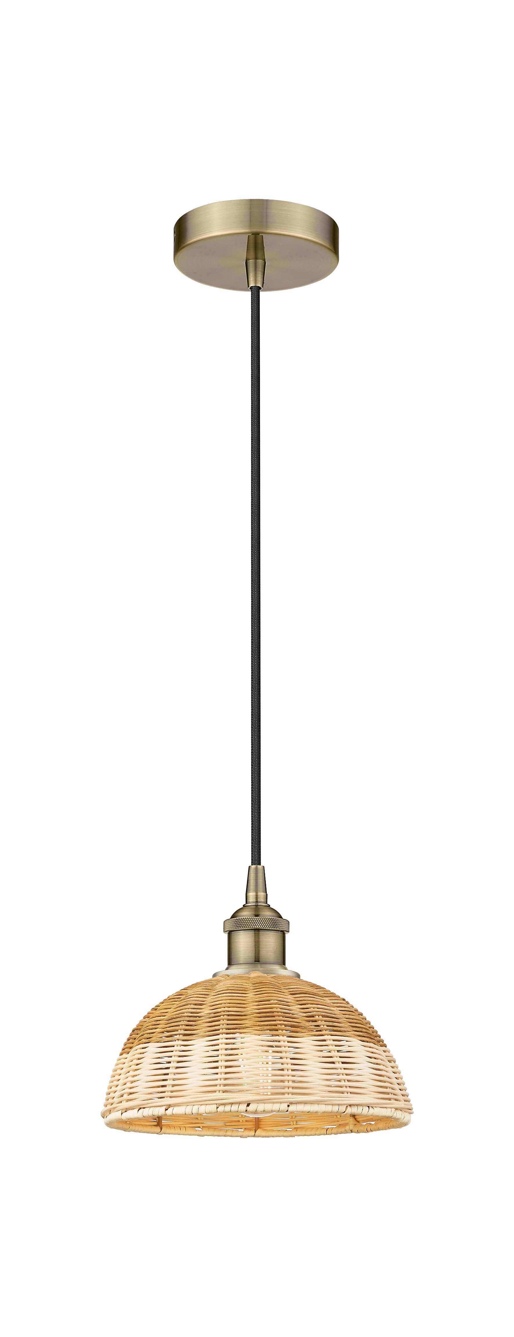 Edison Mini Pendant Antique Brass Finish