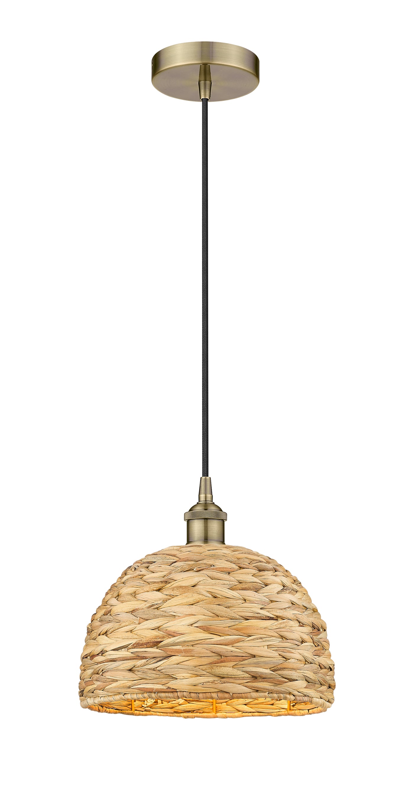 Edison Mini Pendant Antique Brass Finish