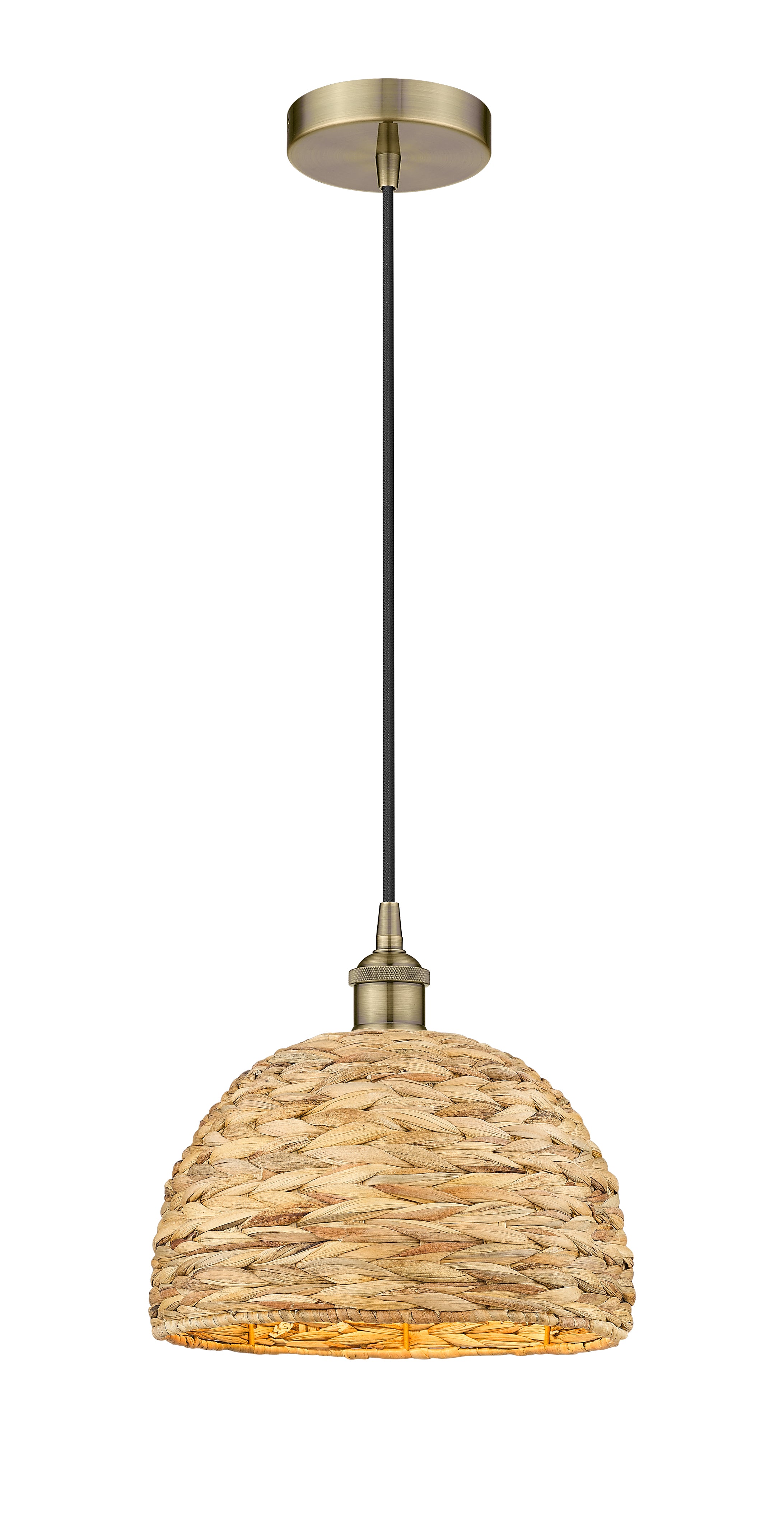 Edison Mini Pendant Antique Brass Finish