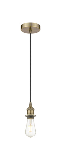Edison Mini Pendant Antique Brass Steel