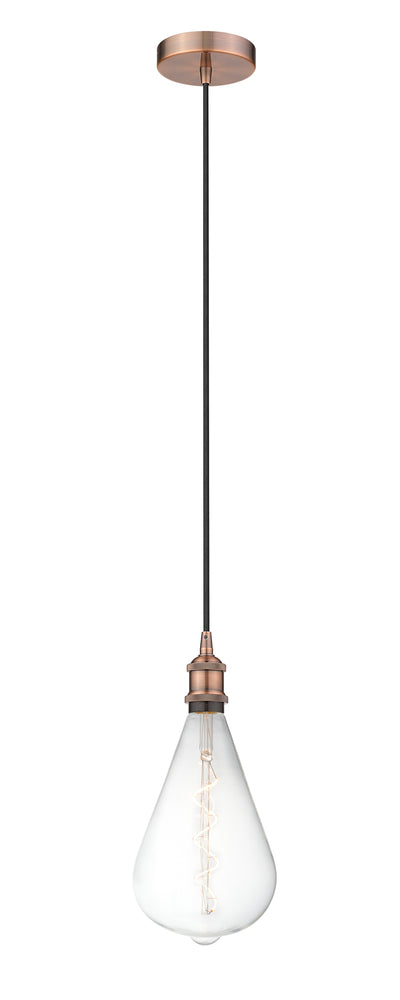 Edison Mini Pendant Antique Copper Finish