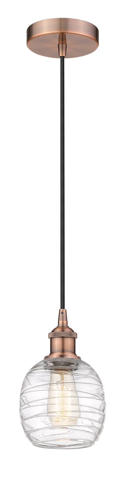 Edison Mini Pendant Antique Brass Finish
