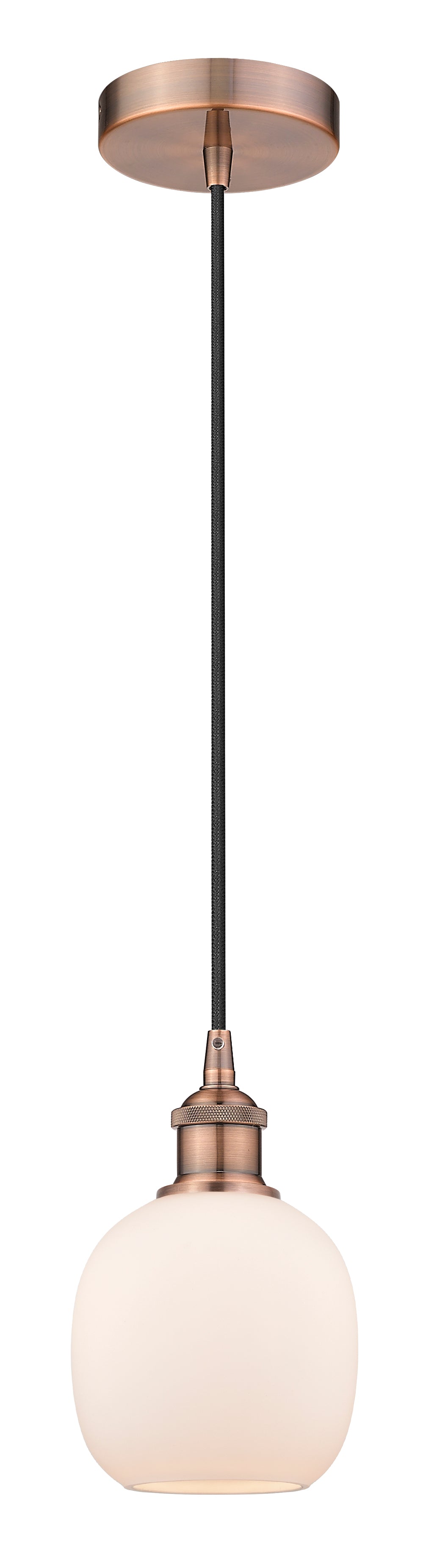 Edison Mini Pendant Antique Brass Finish