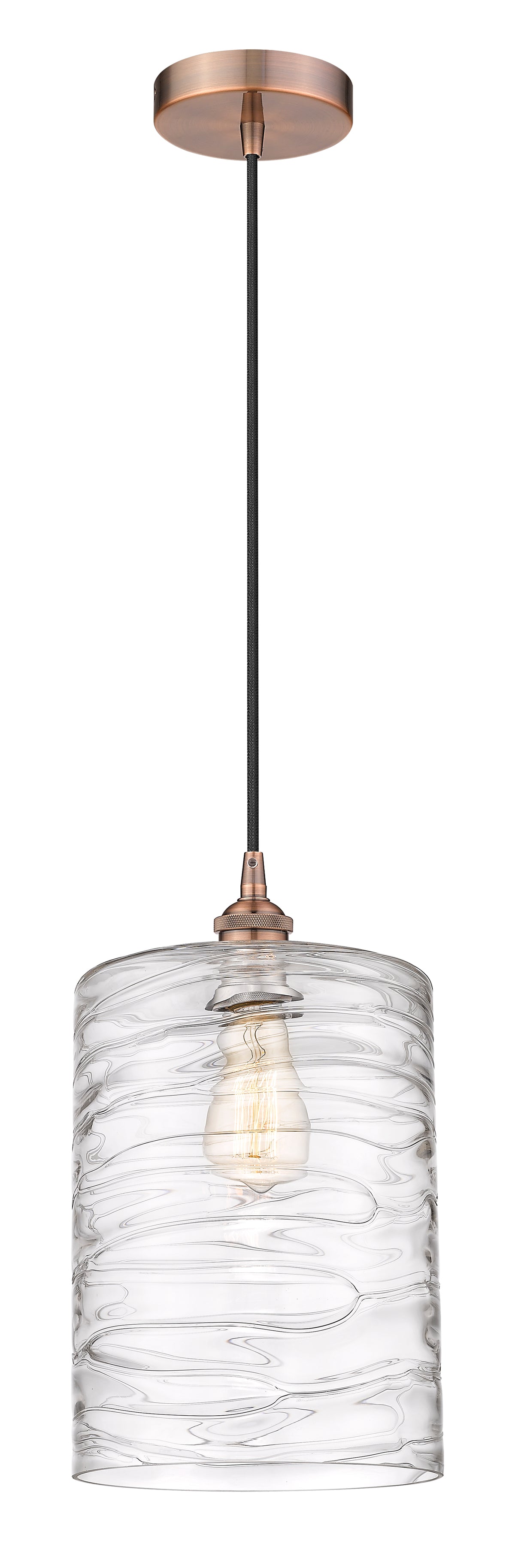 Edison Mini Pendant Antique Brass Finish