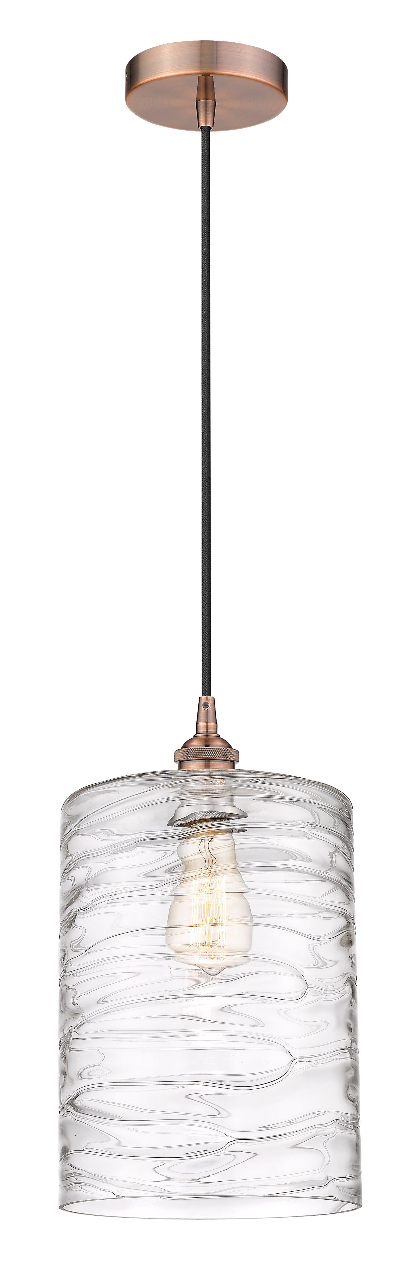 Edison Mini Pendant Antique Brass Finish