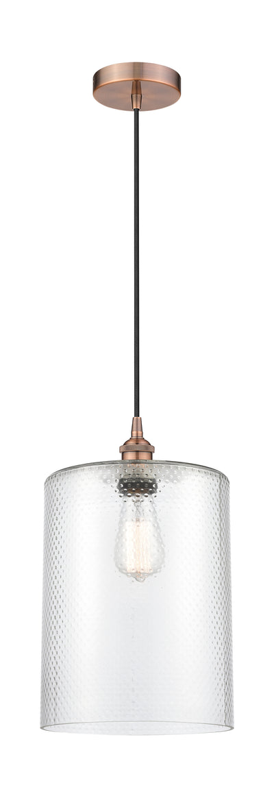 Edison Mini Pendant Cast Brass Antique