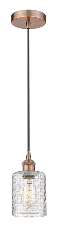 Edison Mini Pendant Antique Brass Finish