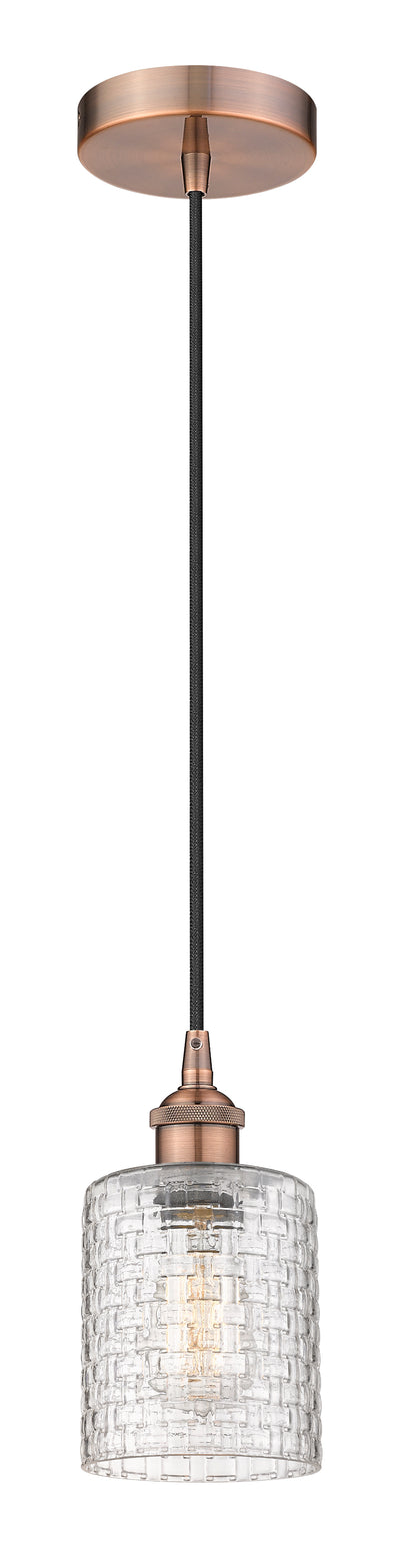 Edison Mini Pendant Antique Brass Finish
