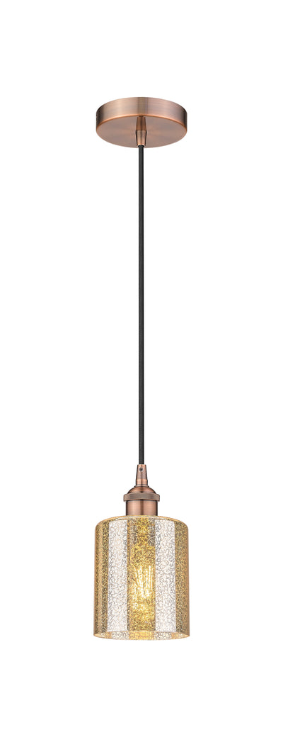 Edison Mini Pendant Antique Brass Finish