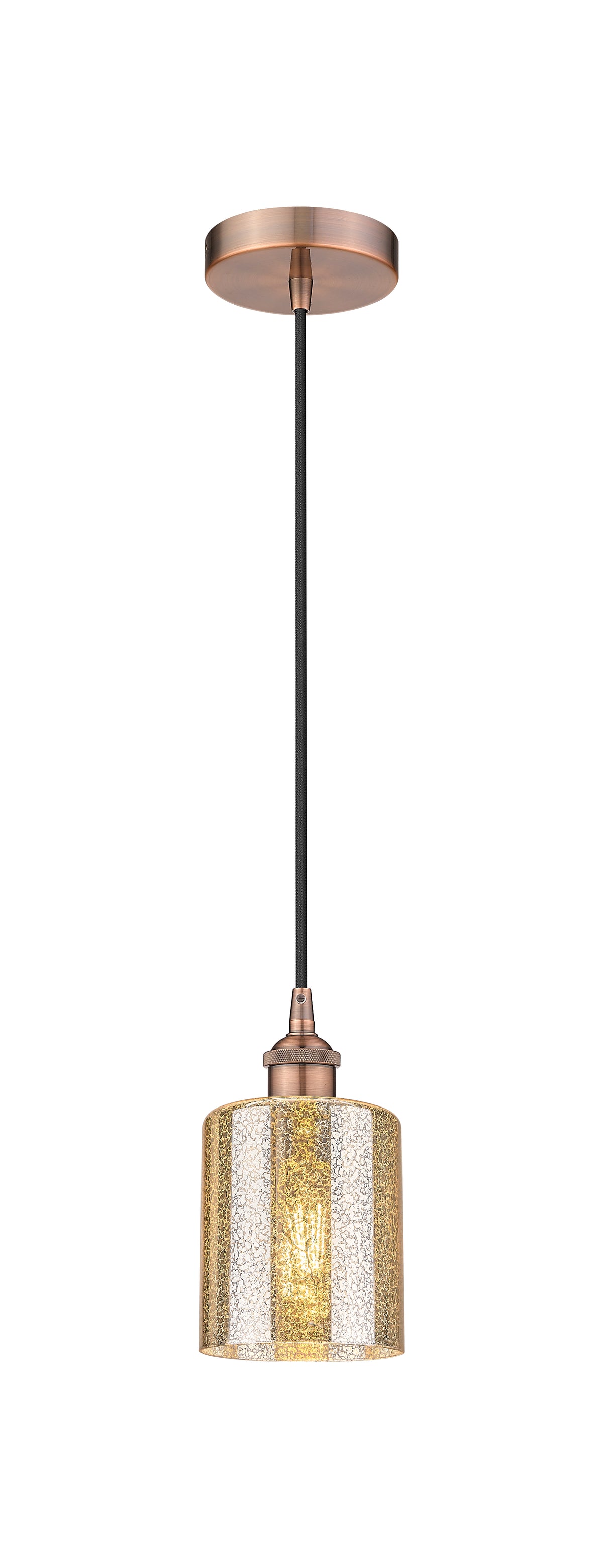 Edison Mini Pendant Antique Brass Cast Brass