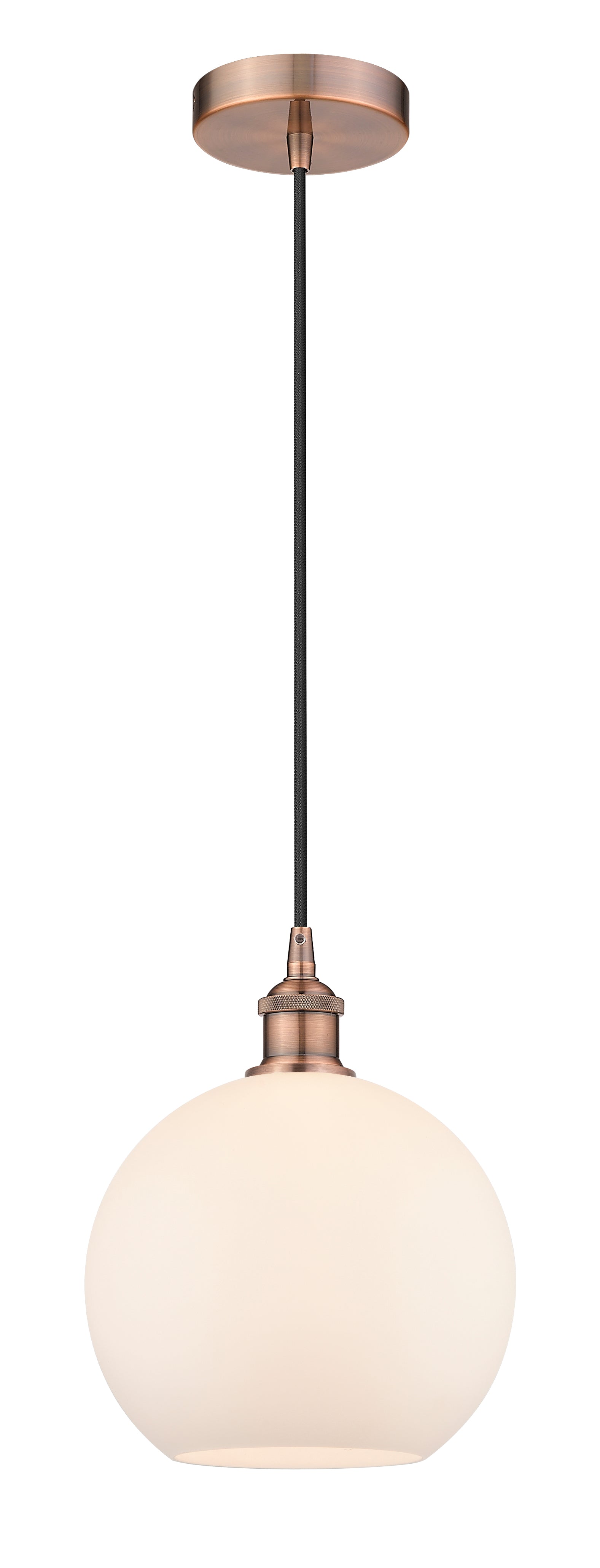 Edison Mini Pendant Antique Brass Finish