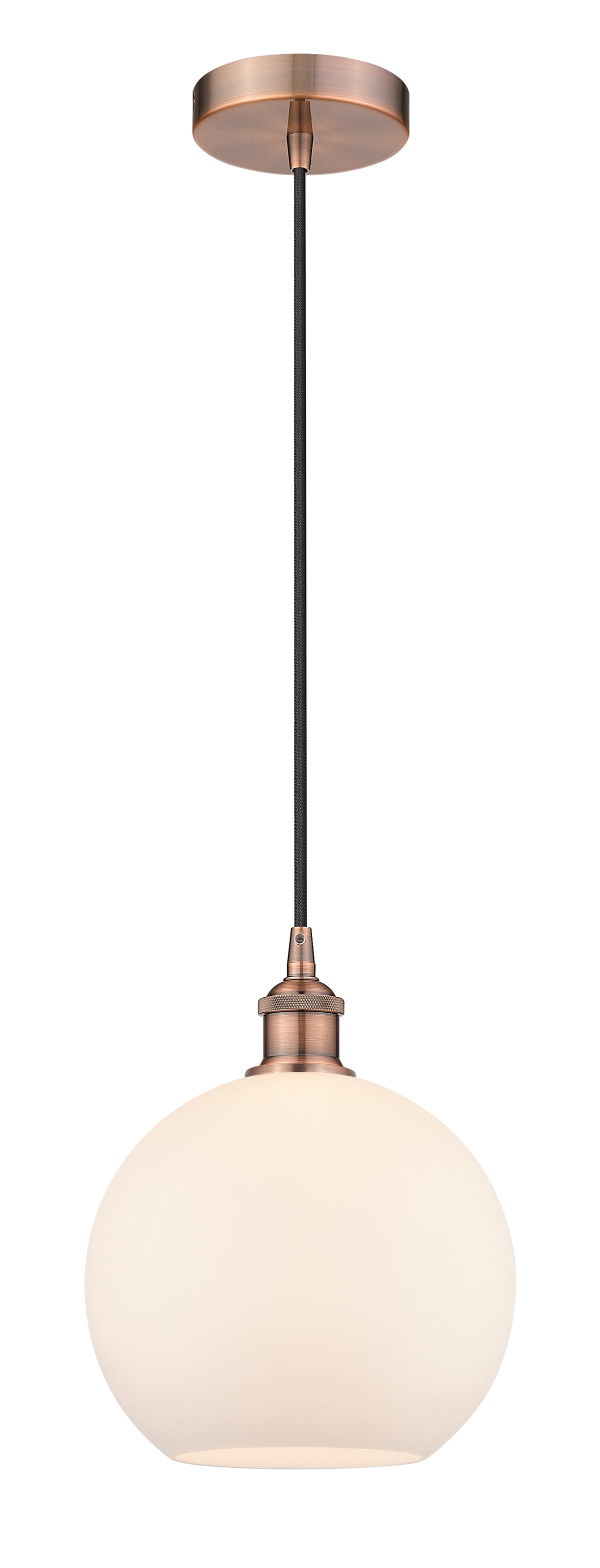 Edison Mini Pendant Antique Brass Finish