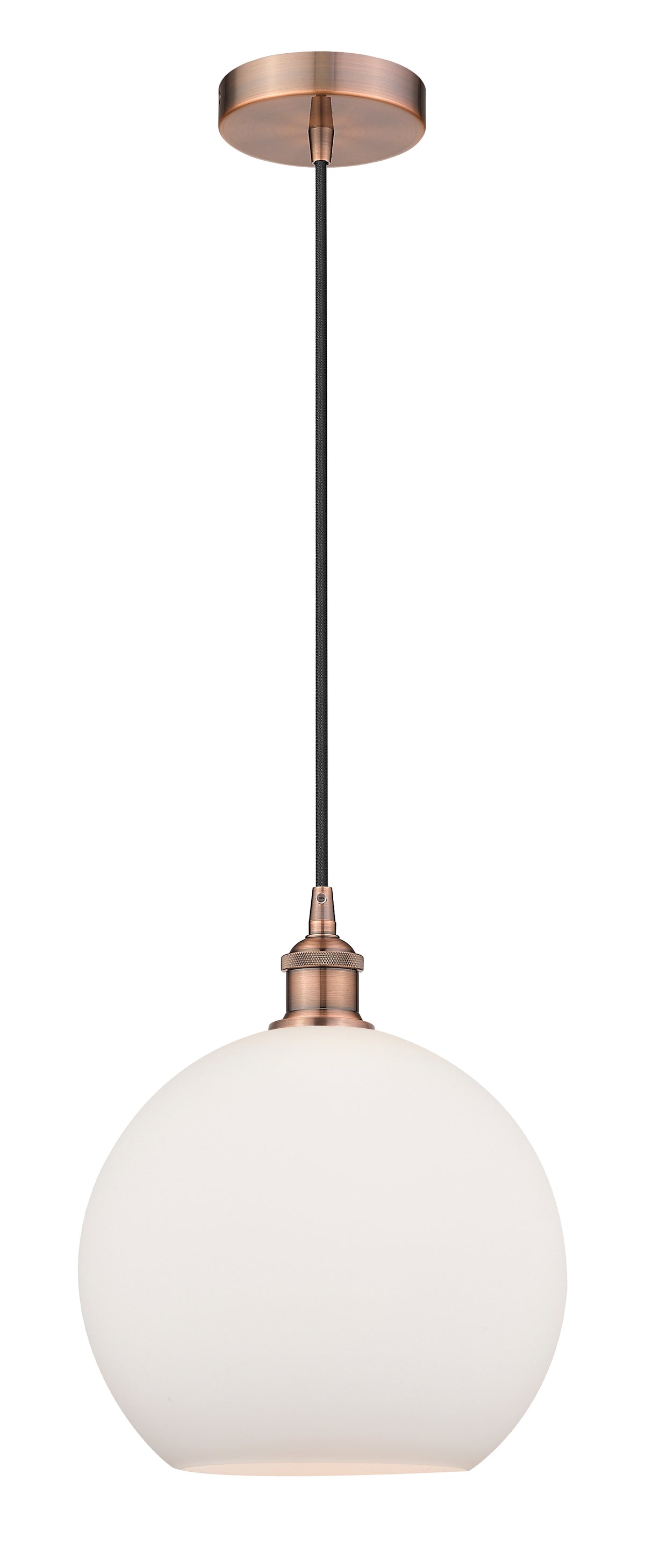 Edison Mini Pendant Antique Brass Finish