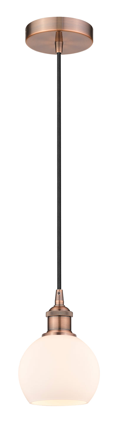 Edison Mini Pendant Antique Brass Finish