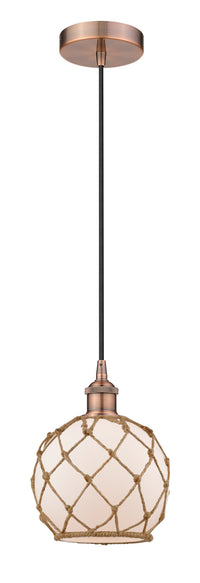 Edison Mini Pendant Antique Brass Finish