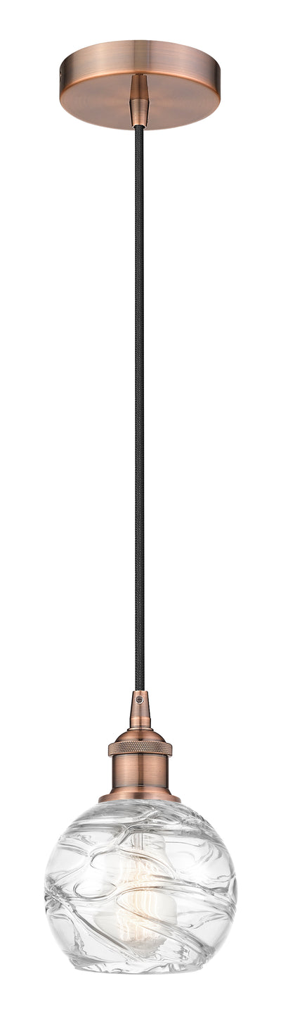 Edison Mini Pendant Antique Brass Finish