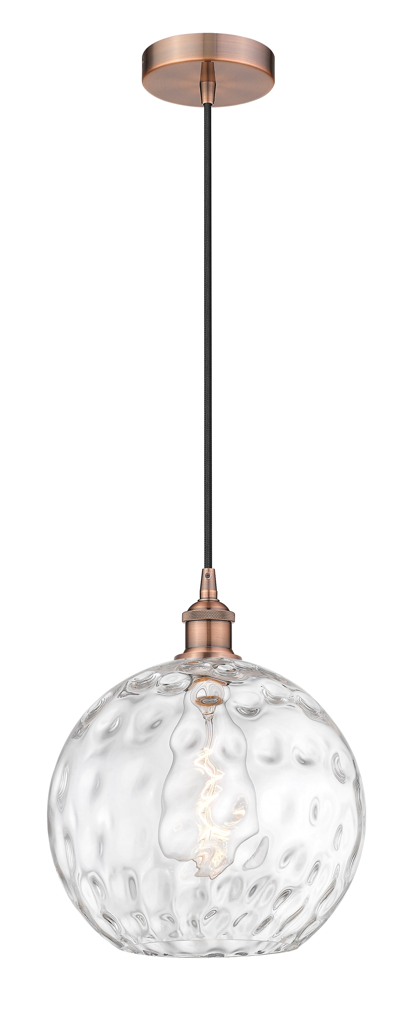 Edison Mini Pendant Antique Brass Finish