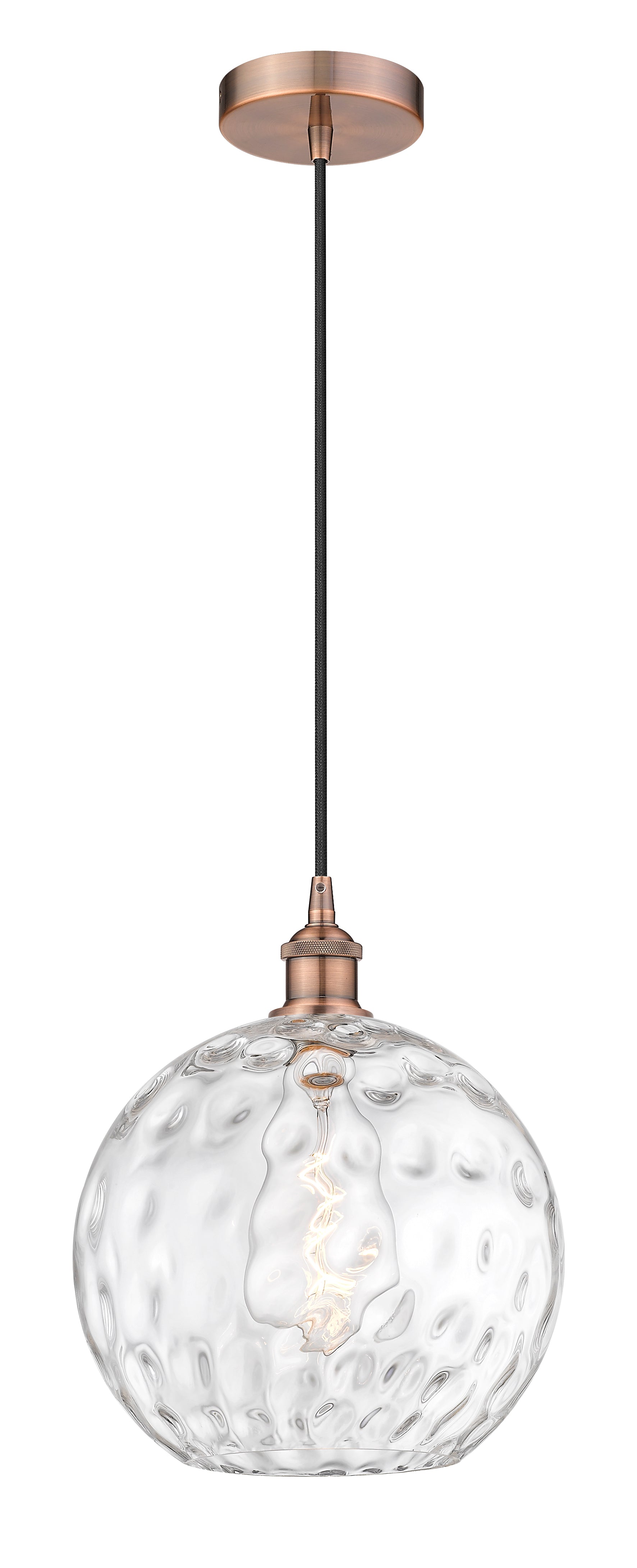 Edison Mini Pendant Antique Brass Finish