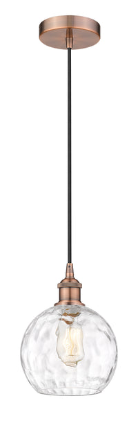 Edison Mini Pendant Antique Brass 8 Inch