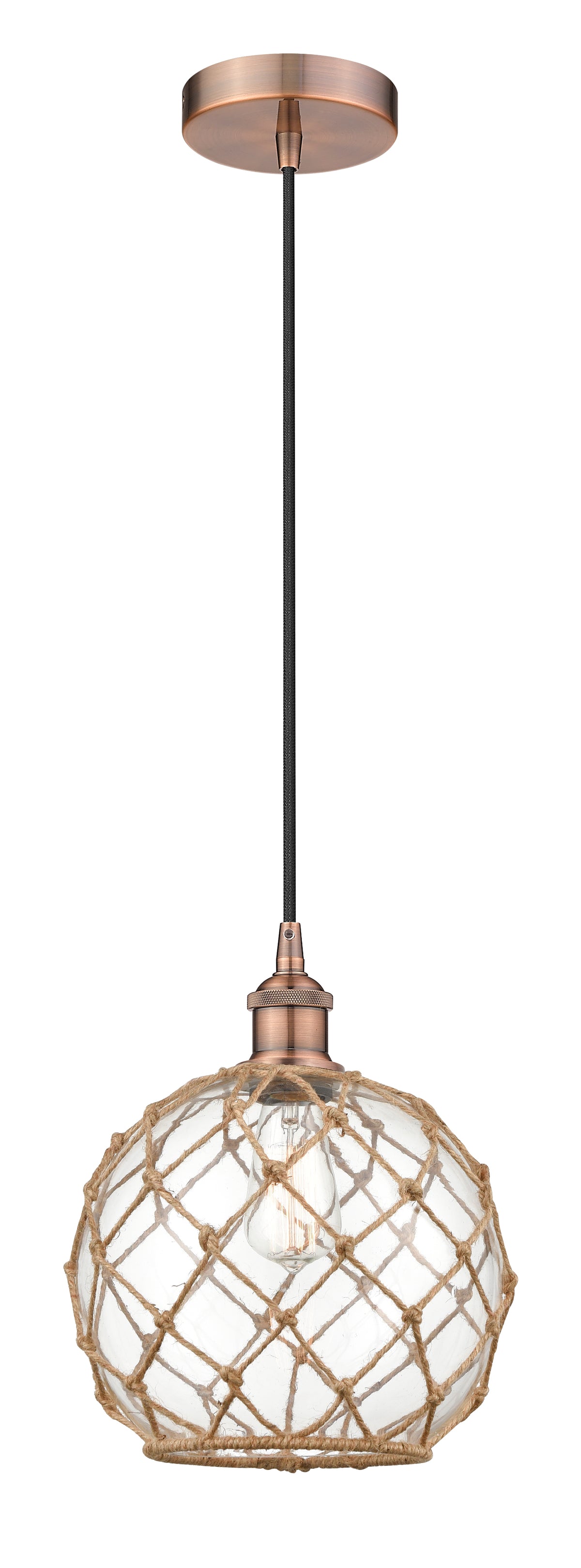 Edison Mini Pendant Antique Brass