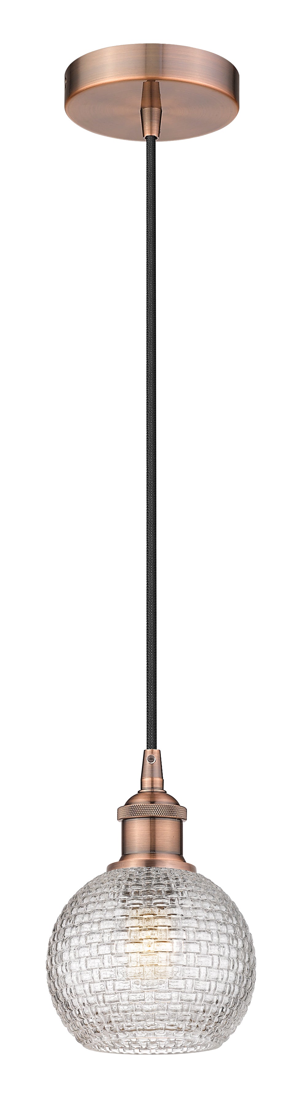 Edison Mini Pendant Antique Brass Finish
