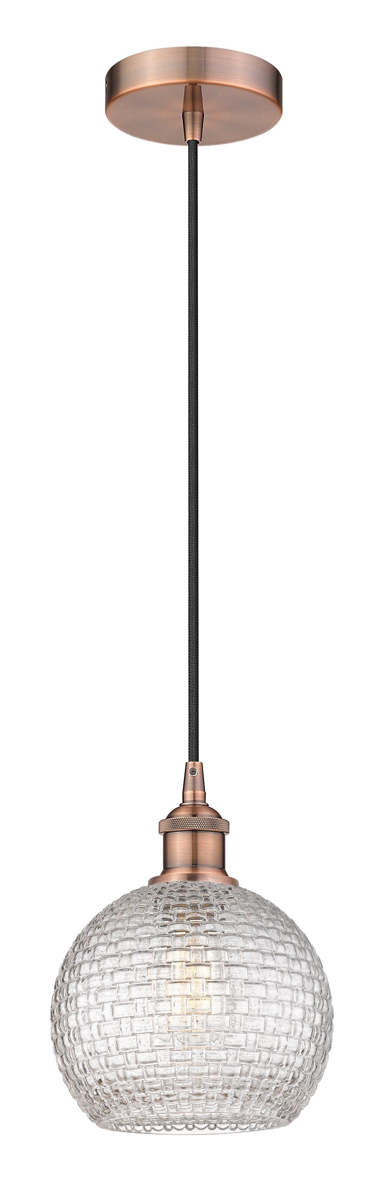 Edison Mini Pendant Antique Brass Finish
