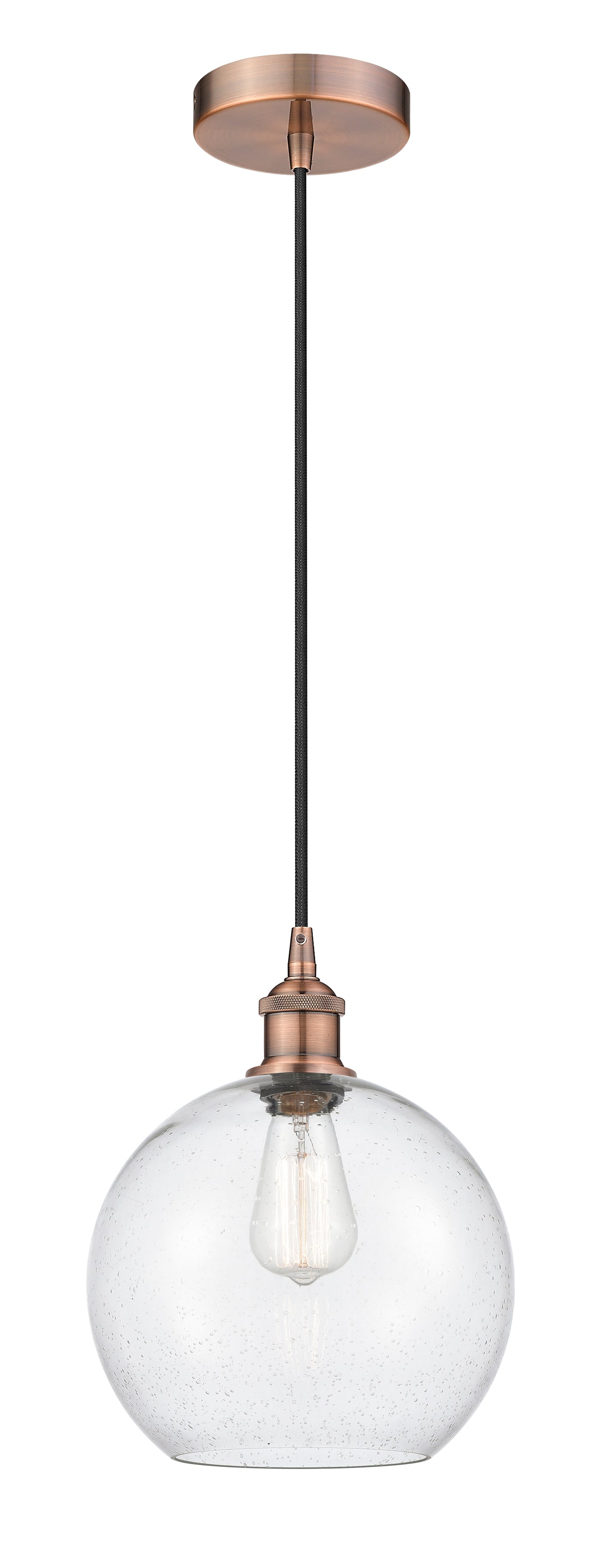 Edison Mini Pendant Antique Brass Finish
