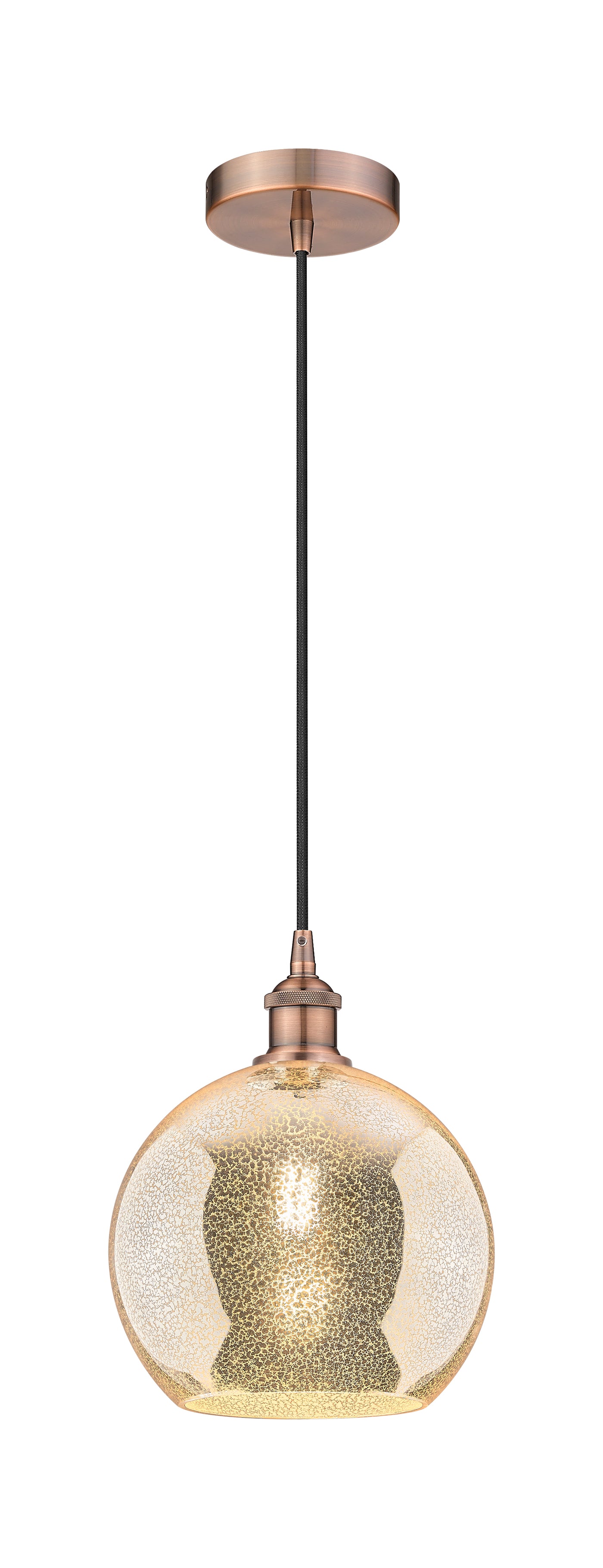 Edison Mini Pendant Antique Brass Finish