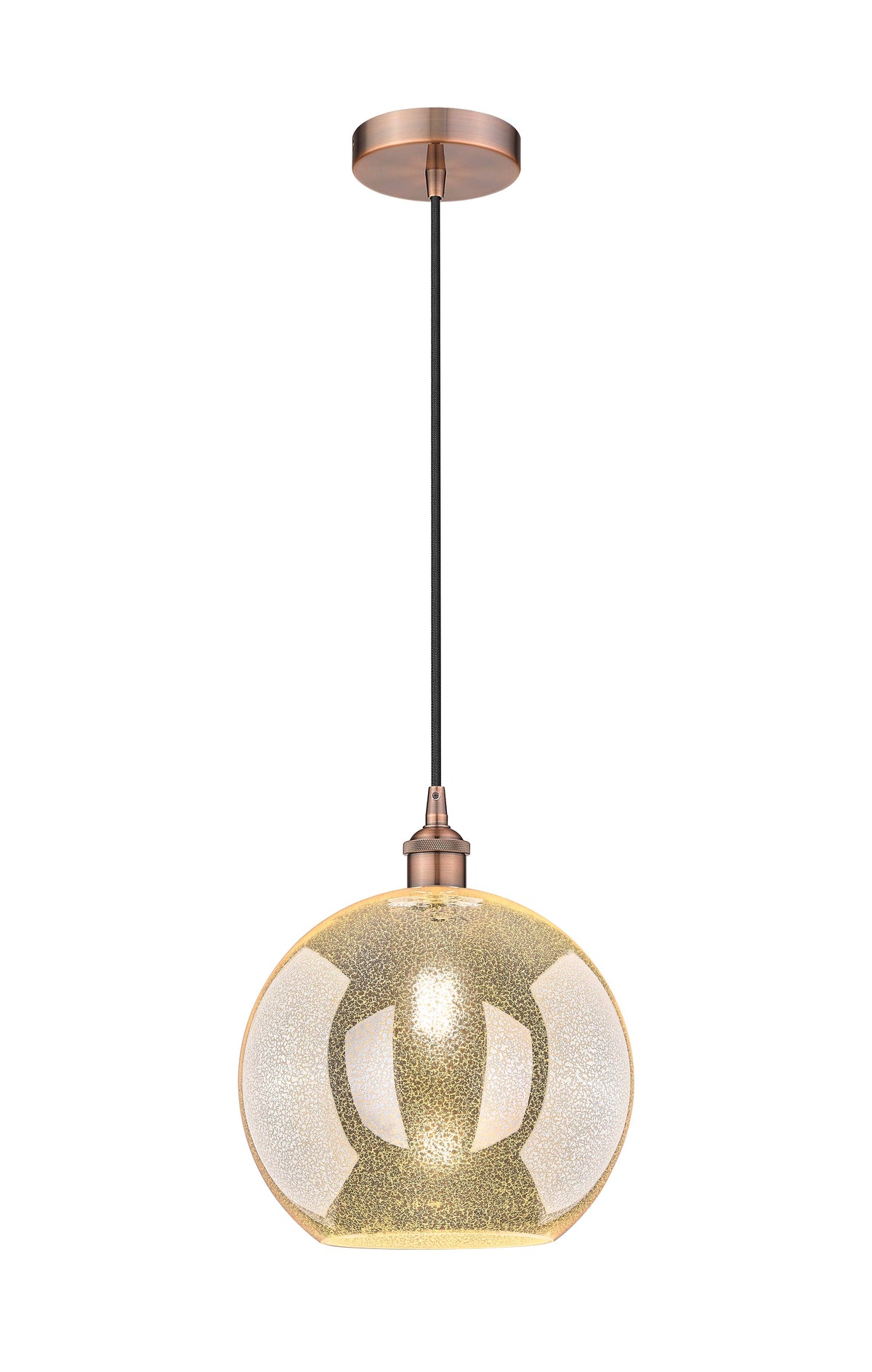 Edison Mini Pendant Antique Brass Finish