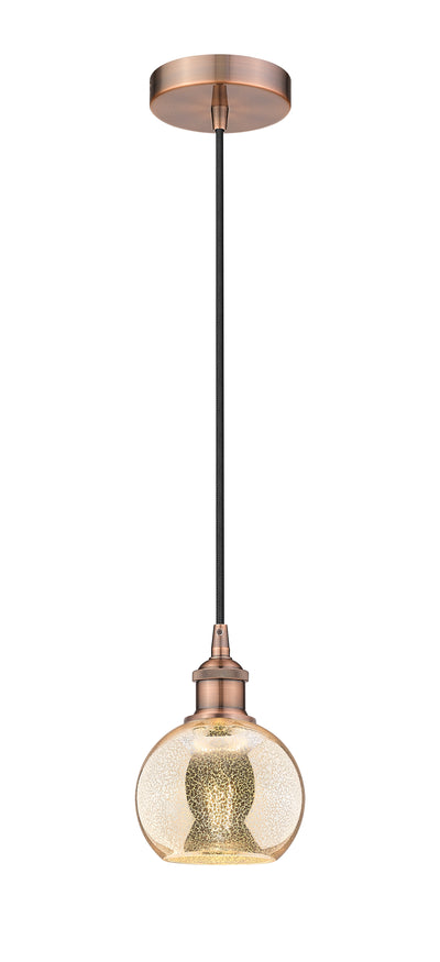 Edison Mini Pendant Antique Brass Finish