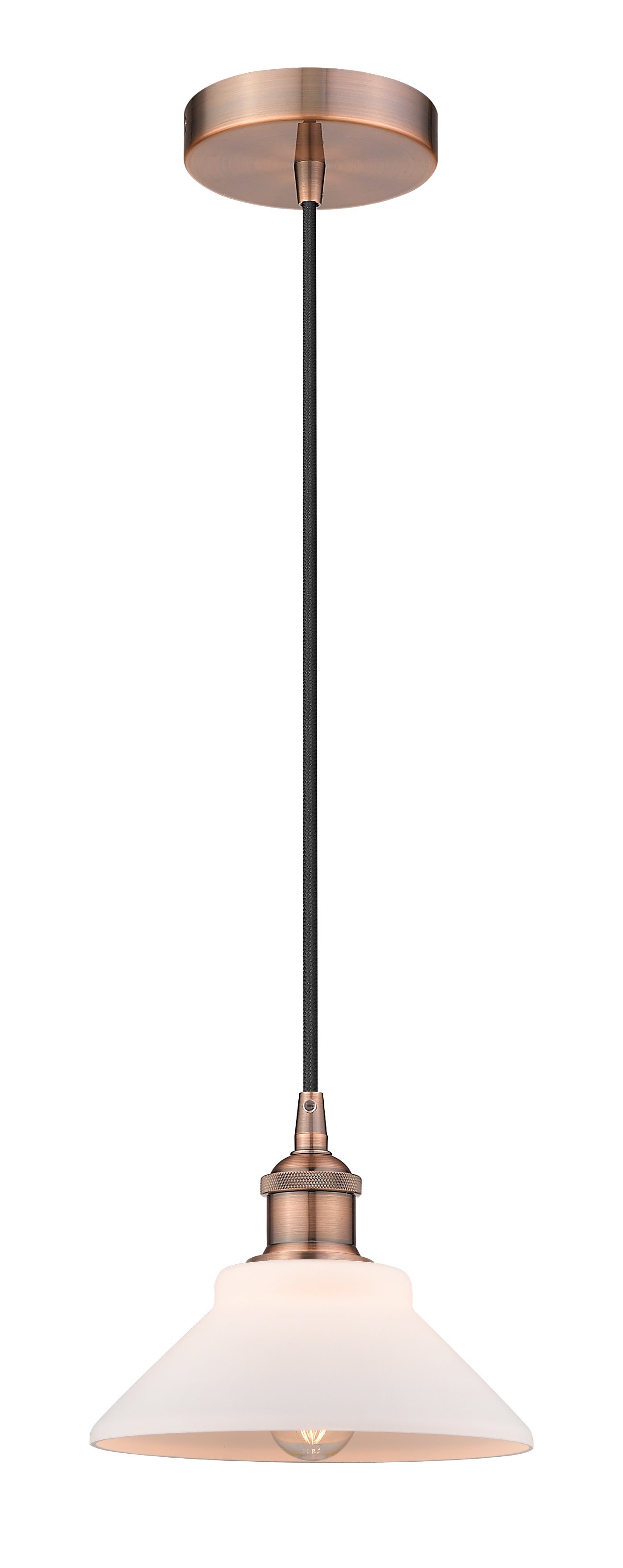 Edison Mini Pendant Antique Brass Finish