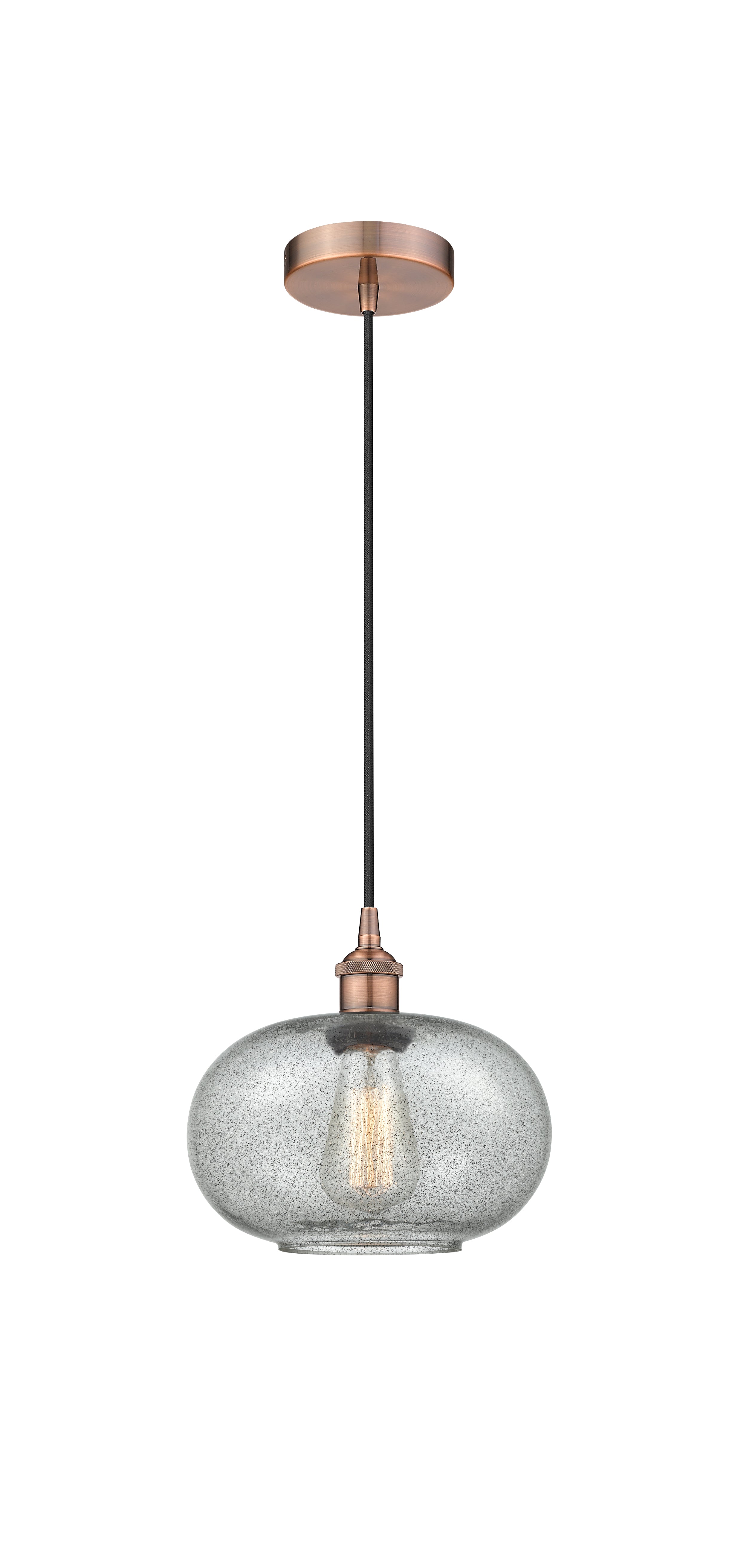 Edison Mini Pendant Antique Brass Finish