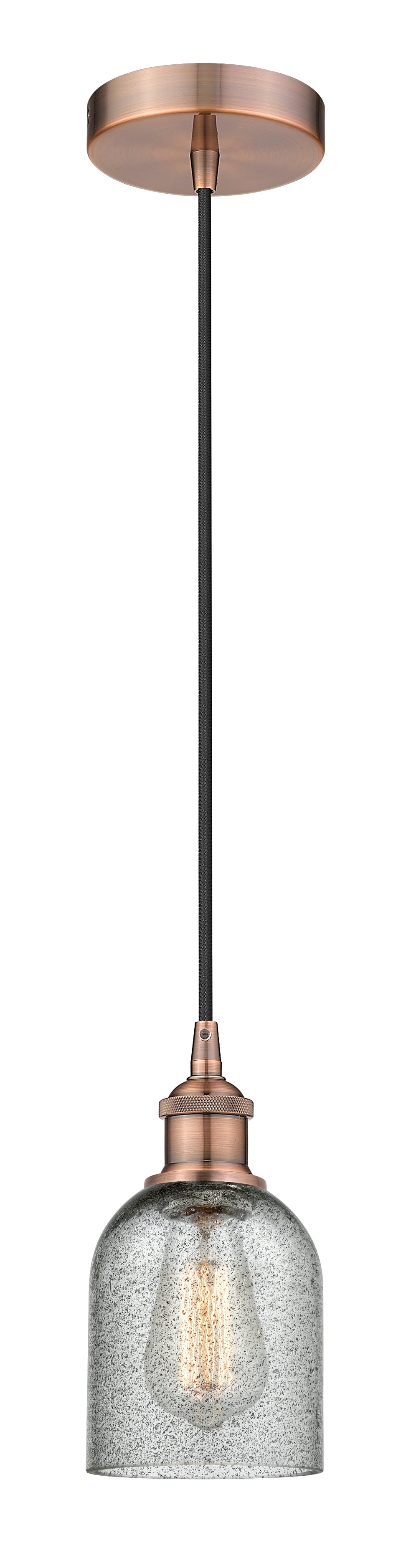 Edison Mini Pendant Antique Brass Finish