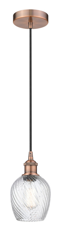 Edison Mini Pendant Antique Brass Finish
