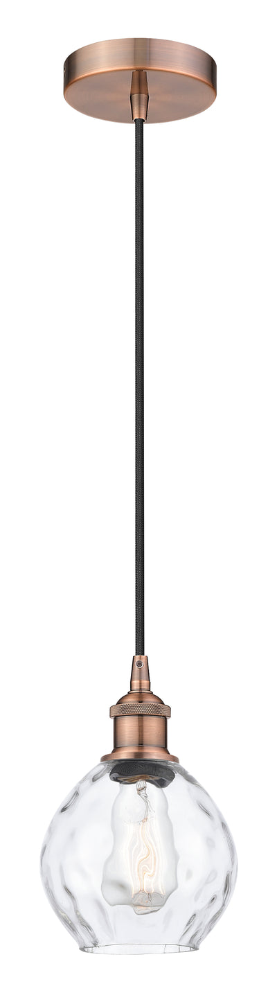 Edison Mini Pendant Antique Brass Finish