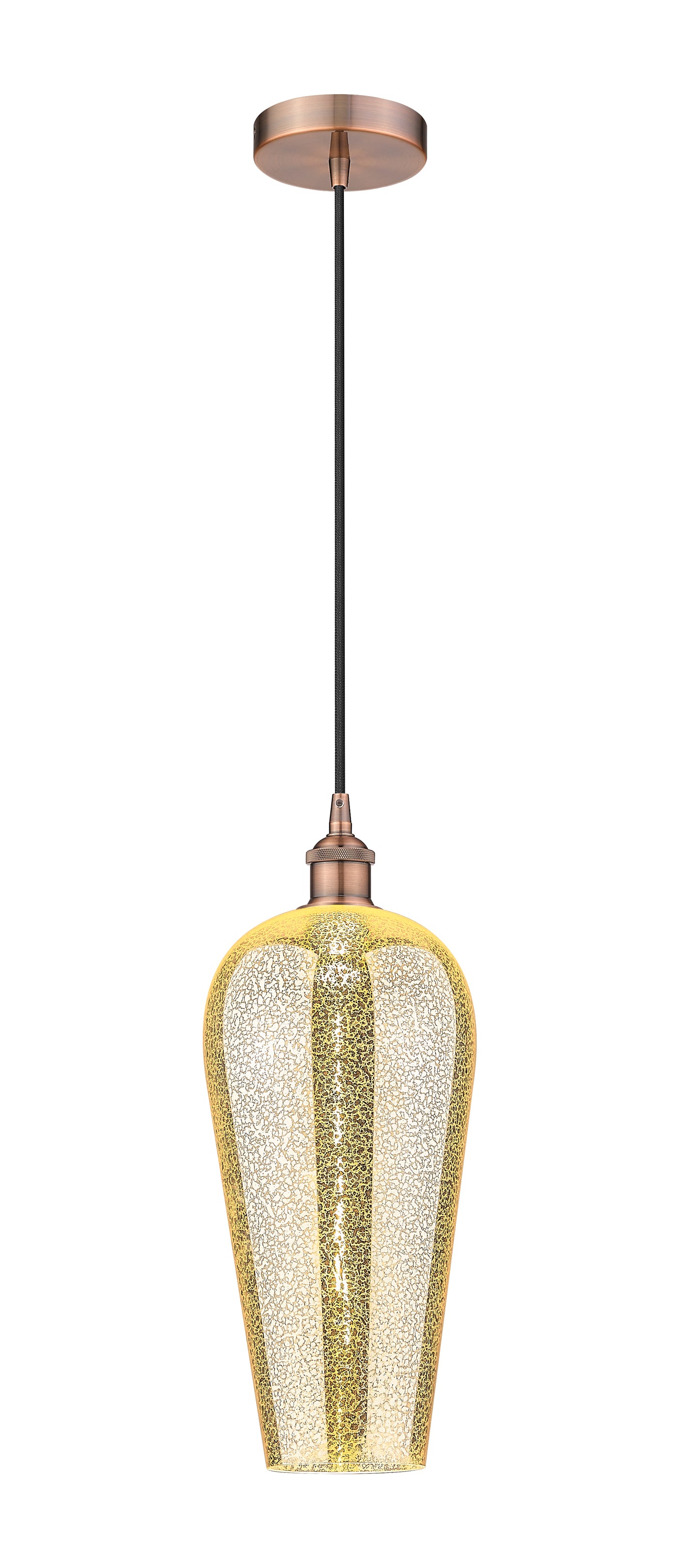Edison Mini Pendant Antique Brass Finish