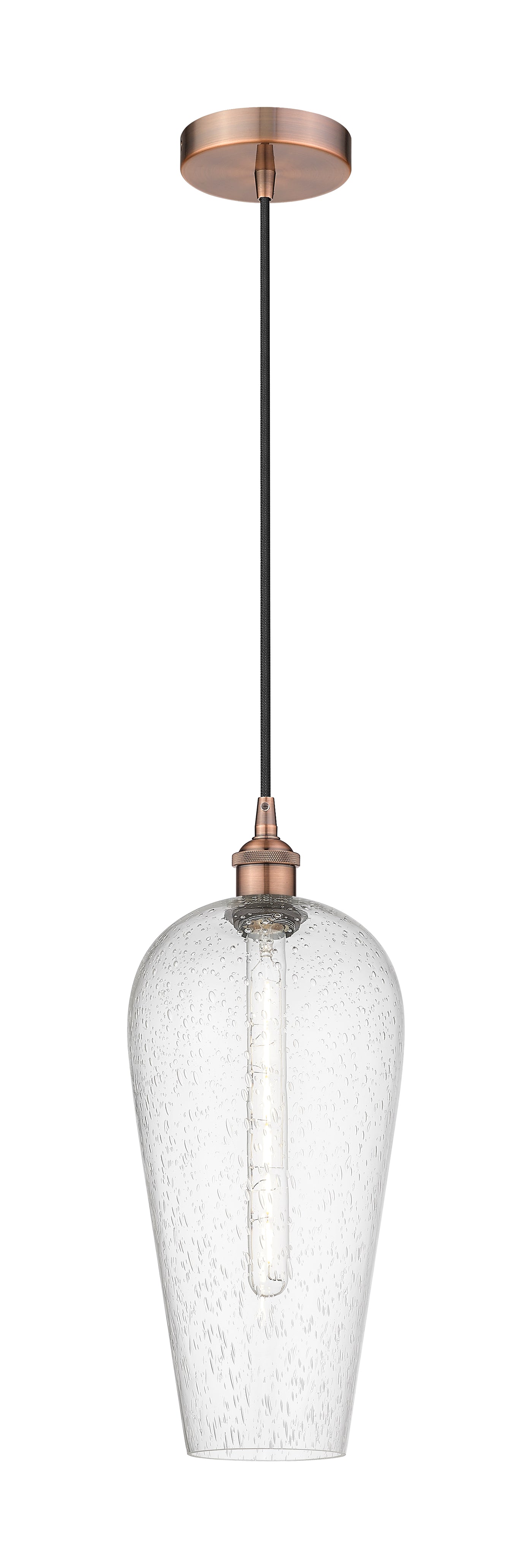 Edison Mini Pendant Antique Brass Finish