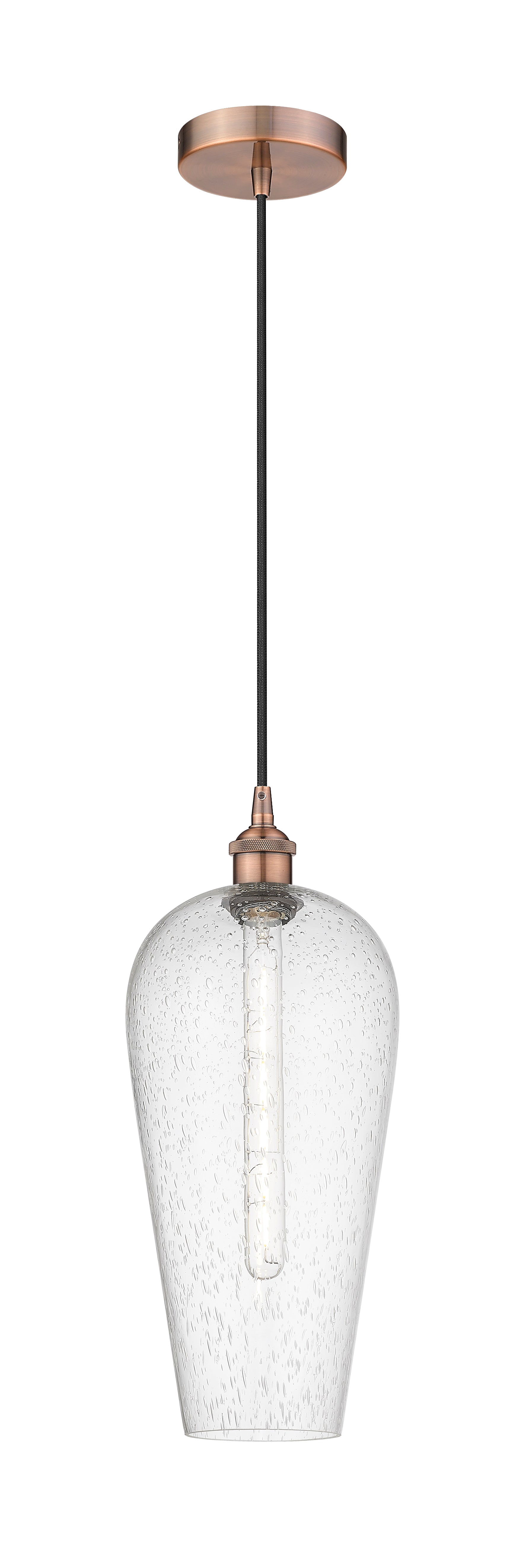 Edison Mini Pendant Antique Brass Finish
