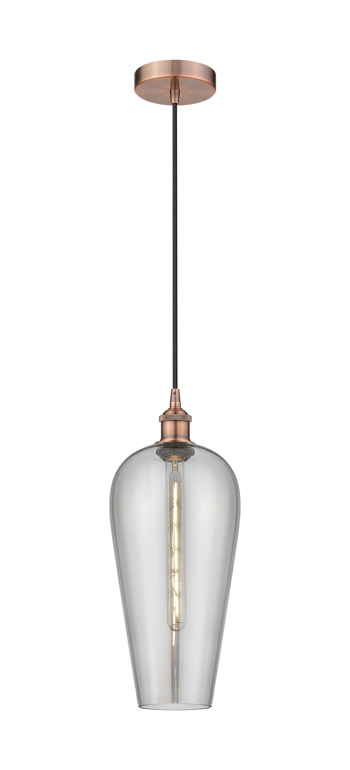 Edison Mini Pendant Antique Brass Finish